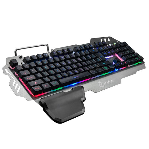 RGB Backlight Gaming Keyboard with Mobile Phone Holder