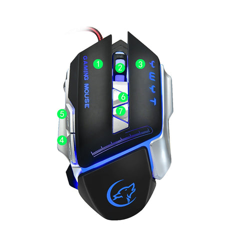 8 Buttons 3200 DPI USB Wired Gaming Mouse