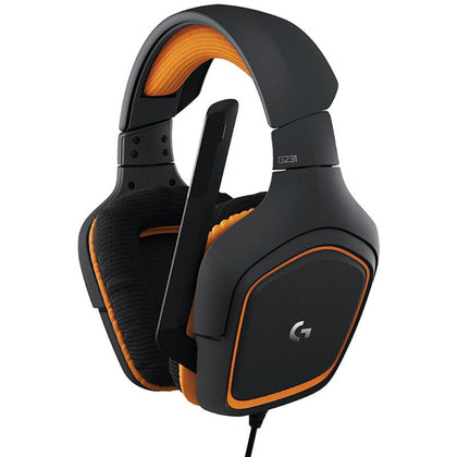 Gaming Headset with Folding Unidirectional Mic